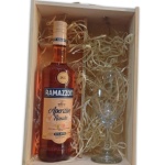 Caja de Regalo Ramazzotti con Copa – Aperitivo Italiano en Caja de Madera 🎁🍹