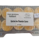 Quiche de Ave Pimentón (20 un.) - Cóctel Gourmet Congelado y Pre-horneado