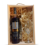 Caja de Regalo Sour de Maqui con Copa – Regalo Original con Cóctel Chileno