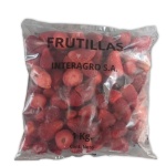 Frutillas Congeladas IQF 1 kilo Fruta 100% Natural Seleccionada